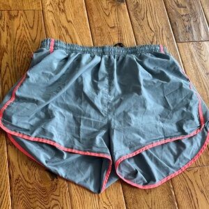 Pink Women's Gray and Pink Athletic Shorts